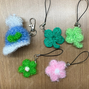 핸드메이드 수제 뜨개 소품 키링 2/ 1,000원~