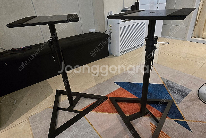 큰 사이즈 모니터 스피커 스탠드 음향 오디오 작곡 믹싱--0