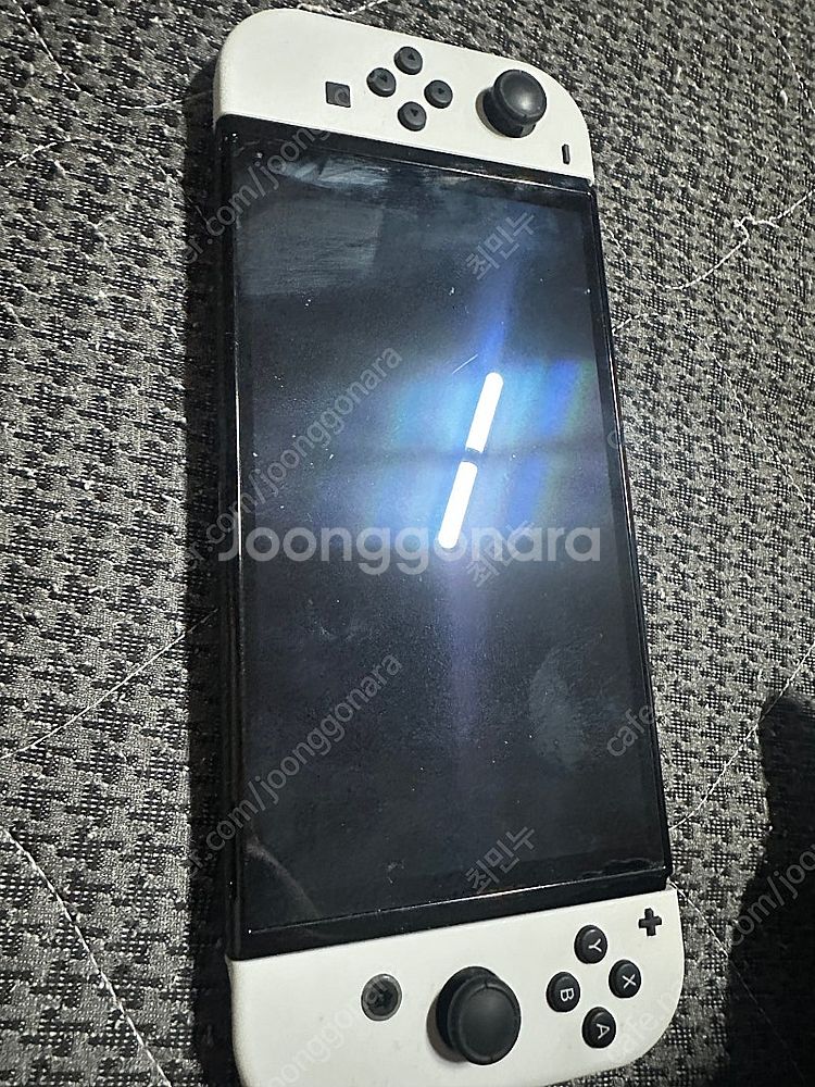 닌텐도 스위치 OLED 하루도안쓴풀박스--0