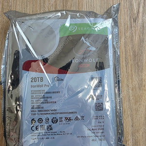 시게이트 아이언울프 프로 20TB hdd 20테라 하드디스크