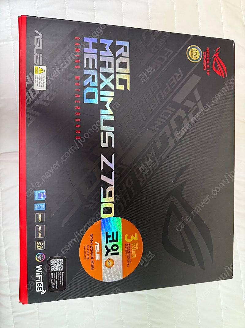 13900K + Asus Z790 MAXIMUS HERO 판매 합니다