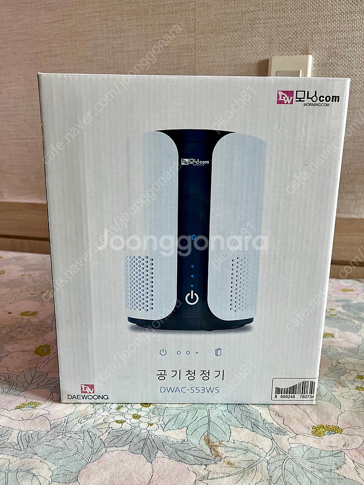 대웅모닝컴 탁상용 미니 공기청정기 DWAC-S53WS ...--0