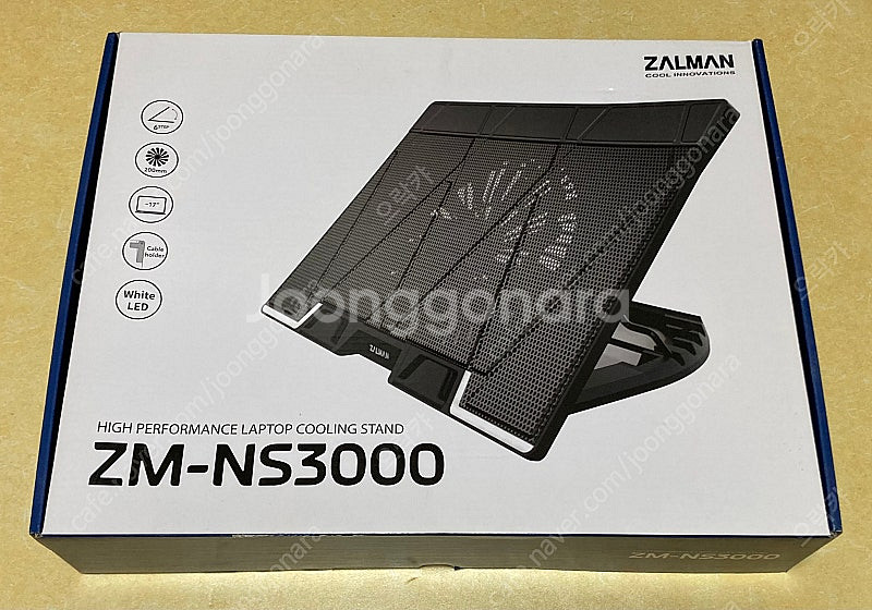 잘만 ZM-NS3000 USB-C 노트북 쿨러 거치대--0