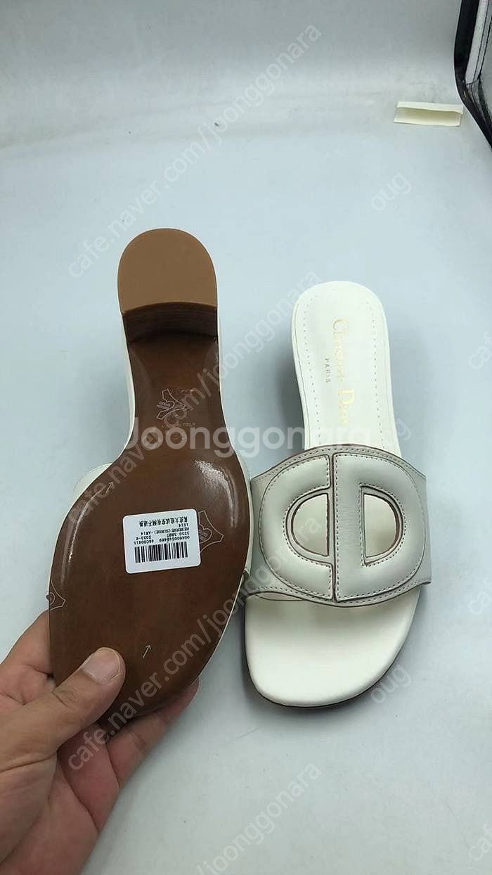 디올 CD로고 슬리퍼--9