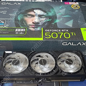 갤럭시 RTX 5070Ti BLACK OC D7 16GB 판매합니다.