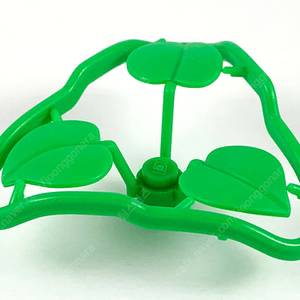 레고 식물 벌크 6255 큰 3잎 브라이트그린색 100개(미사용) = 택포25000