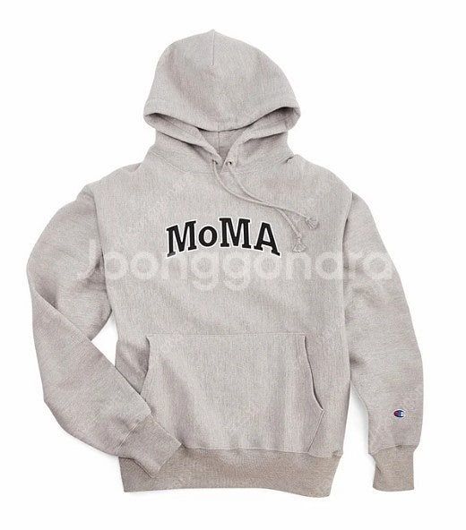 MOMA 회색 자수 후디 XL 새상품--1