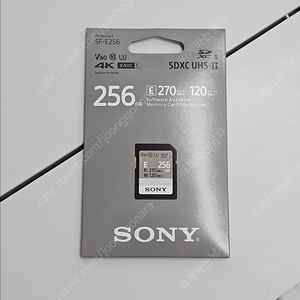 소니 SDXC UHS 2 U3 메모리카드 SF-E256 팝니다