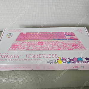레이저코리아 오나타 V3 헬로키티 에디션 영문각인 텐키리스 ORNATA V3 TKL 게이밍 키보드 (미개봉)