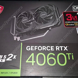 MSI RTX 4060 Ti 16g A급 팝니다