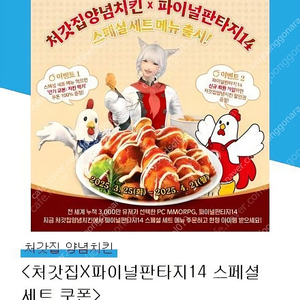 처갓집 파이널판타지14 스페셜쿠폰 4000원