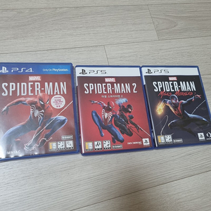 Ps4, Ps5 스파이더맨 시리즈(스파이더맨1, 2, 마일즈 모랄레즈)