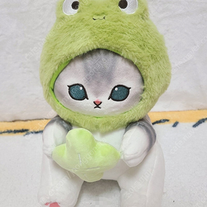 모프샌드 모후안도 인형 새 제품 네잎클로버 개구리 코스튬 고양이 인형 선물