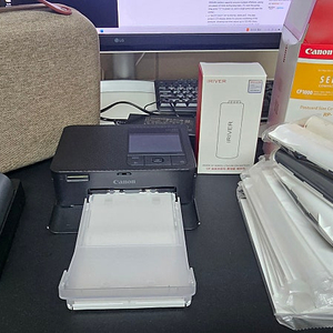 캐논 셀피 CP1500 포토프린터+가방+인화지190장+배터리2개 야외세트