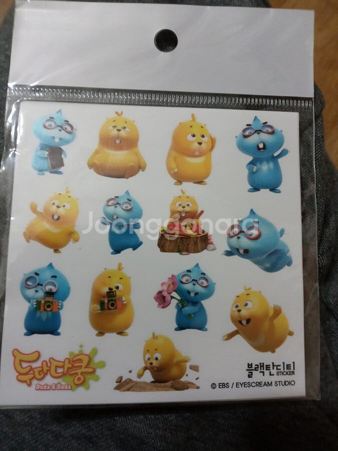 블랙탄디티 (완구) 눈치덕 노리앙꼬 두다다쿵 스티커 ㅡ...--4