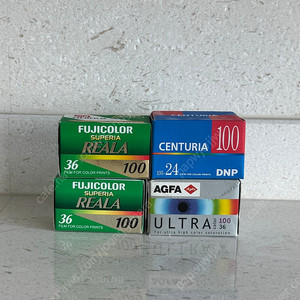 35mm 필름 (후지필름 리얼라 100, 아그파 울트라, DNP 센츄리아)