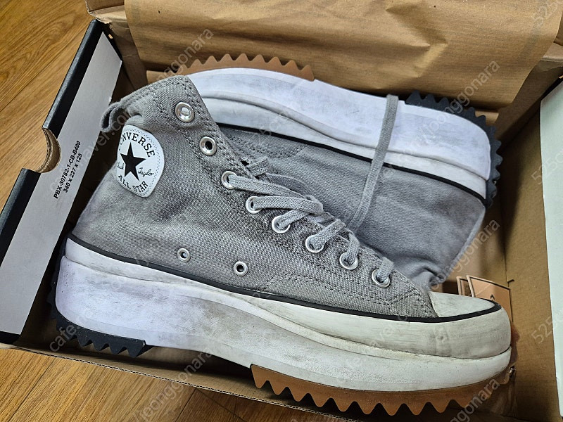 (택배가능) 컨버스 런스타 하이 280 한정판 그레이 이미지
