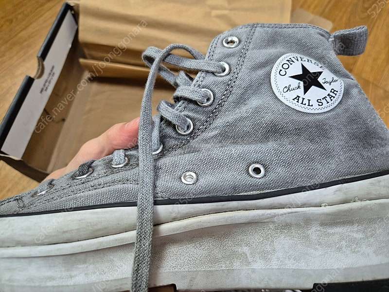 (택배가능) 컨버스 런스타 하이 280 한정판 그레이 이미지