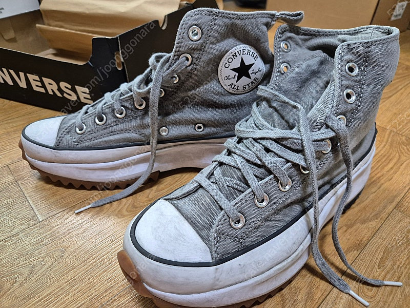 (택배가능) 컨버스 런스타 하이 280 한정판 그레이 이미지