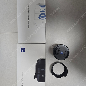 소니 자이즈 바티스25mm 풀박스 팝니다