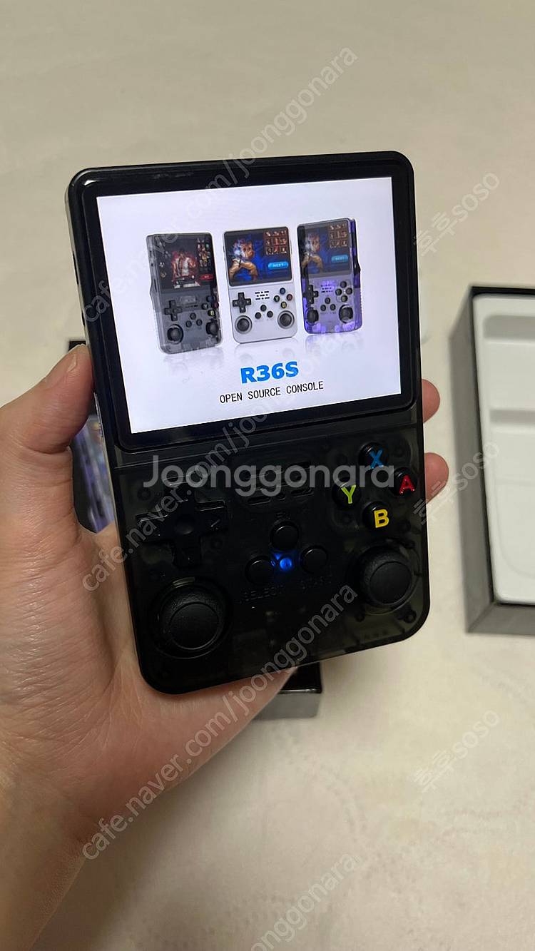 레트로 게임기 R36S + 128gb한글 파일--2