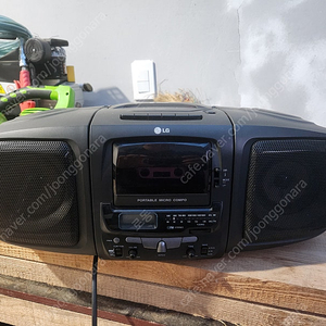 lg cd플레이어 카세트 라디오 cdp 붐박스 cd-375
