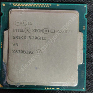 인텔 제온 E3-1225v3 및 삼성DDR3 12800e 8gb 두개일괄팝니다