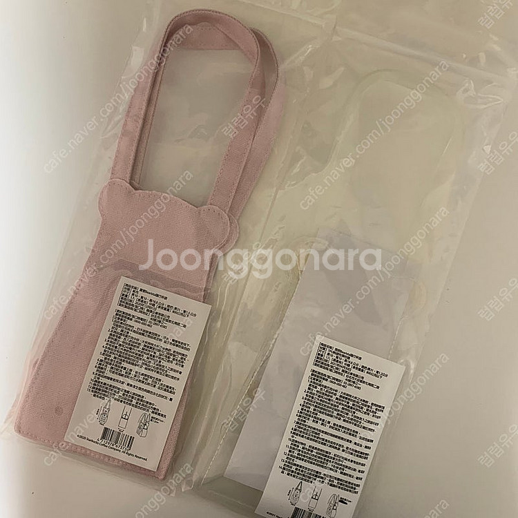 대만 스타벅스 베어리 텀블러백 핑크, 투명 세트 택포--1