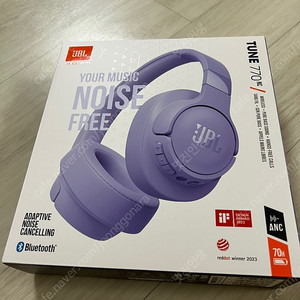 JBL Tune 770NC 퍼플 블루투스 헤드폰 새상품 팝니다.