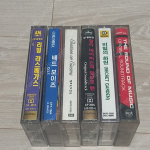 카세트 테이프 O.S.T 영화음악 모음 일괄 / 택포