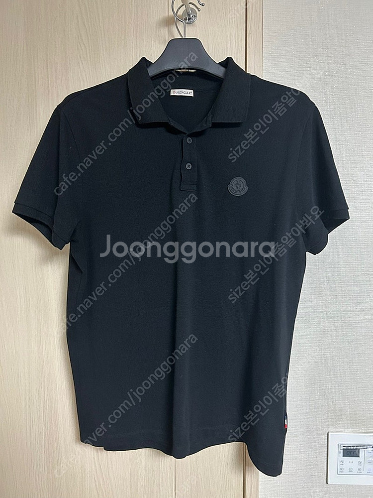 몽클레어 블랙와펜 로고 폴로 PK 티셔츠 XL--0