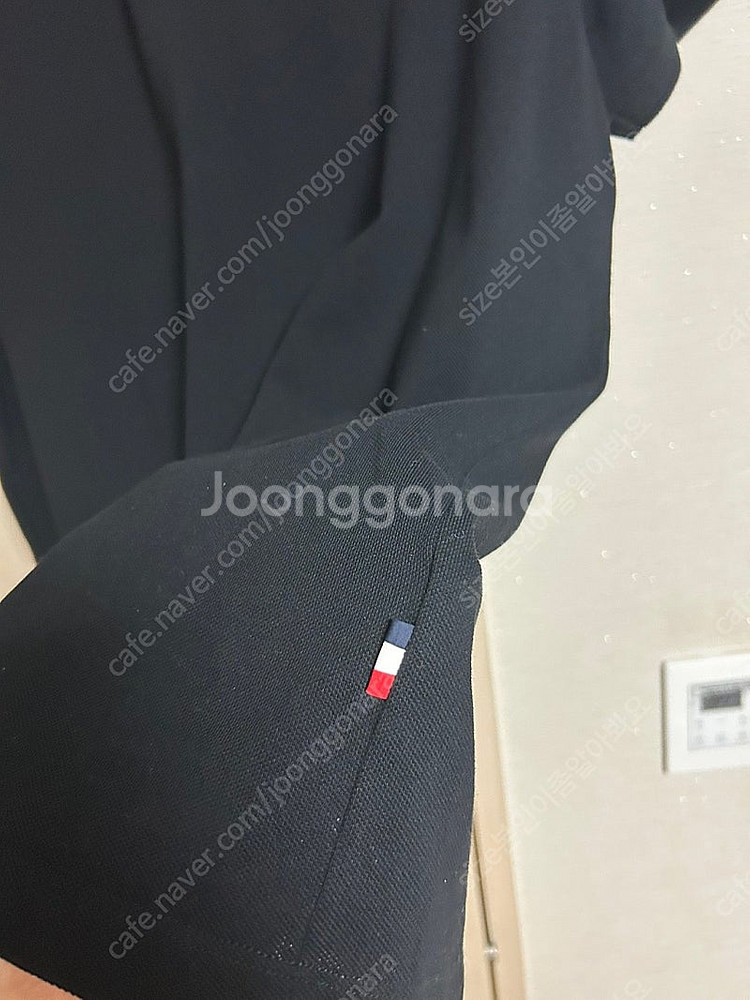 몽클레어 블랙와펜 로고 폴로 PK 티셔츠 XL--3