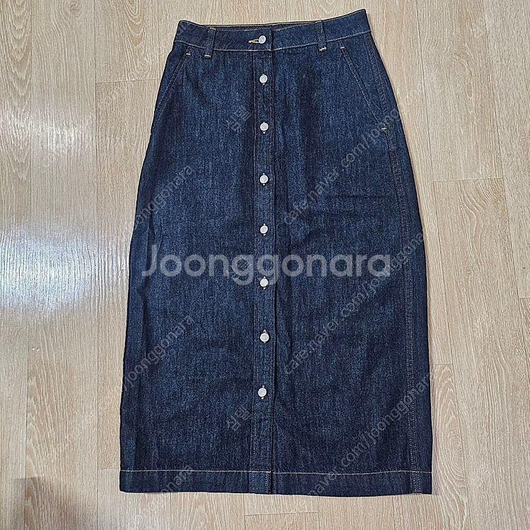 캘빈클라인 청치마 롱대님 스커트 (26)--0