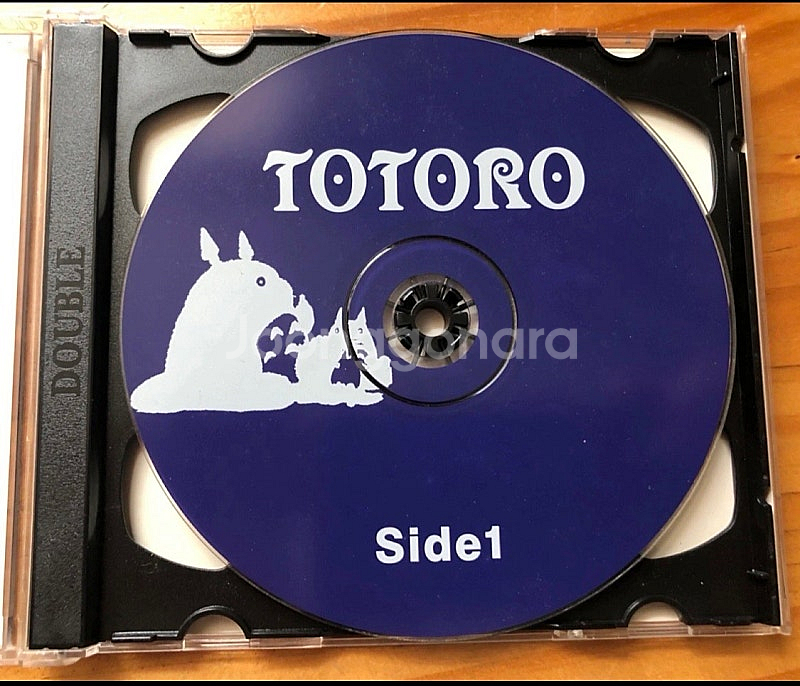 움직이는 토토로 인형 2개 + 토토로 CD--3