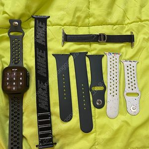 애플워치 울트라 블랙 티타늄 케이스 49mm(박스x) (애케플o)