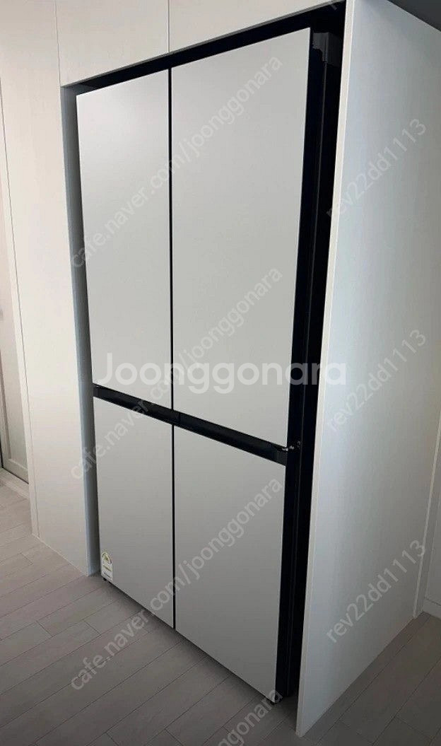 키친핏 615리터 완전새상품 4도어냉장고--1
