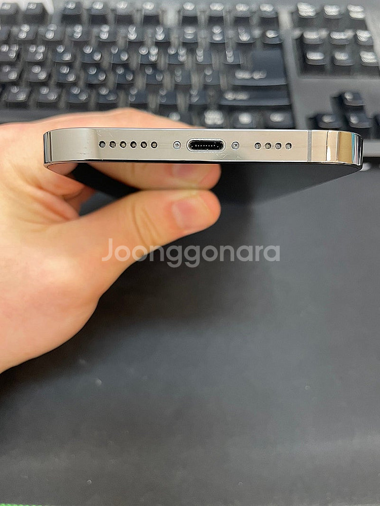 아이폰13프로맥스 블랙 128GB 배터리91% 상태좋은...--5