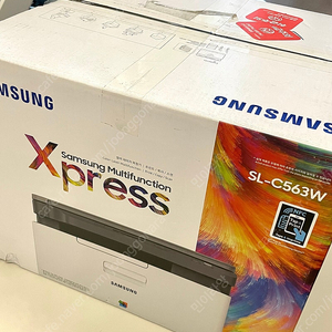 새상품 삼성 컬러 레이저 복합기 Sl-c563w