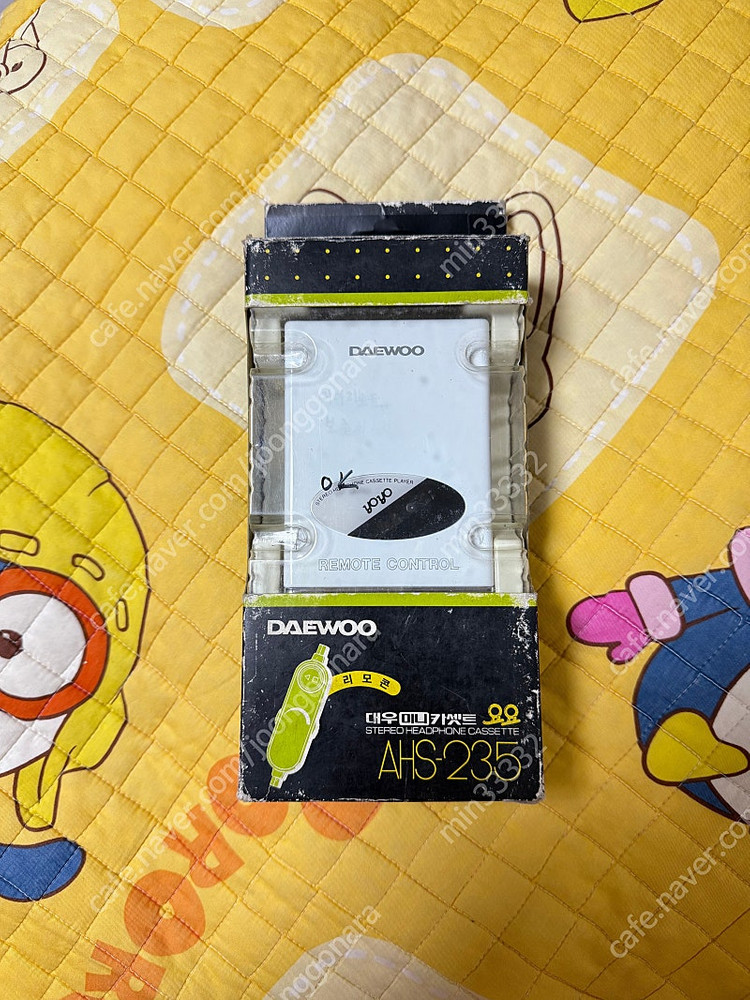 대우 카세트 플레이어(워크맨) 요요 AHS-235 미사용--0