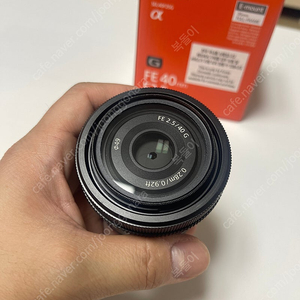 소니 40mm F2.5 G 렌즈 팝니다