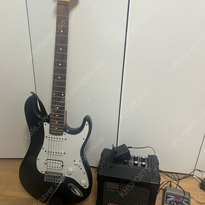 스윙 일렉기타+롤랜드 마이크로큐브 앰프+멀티이펙터