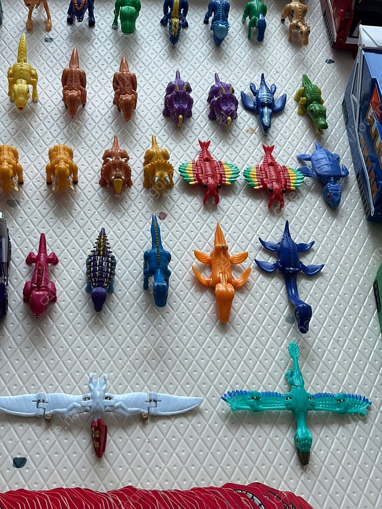 공룡메카드 장난감 일괄 이미지