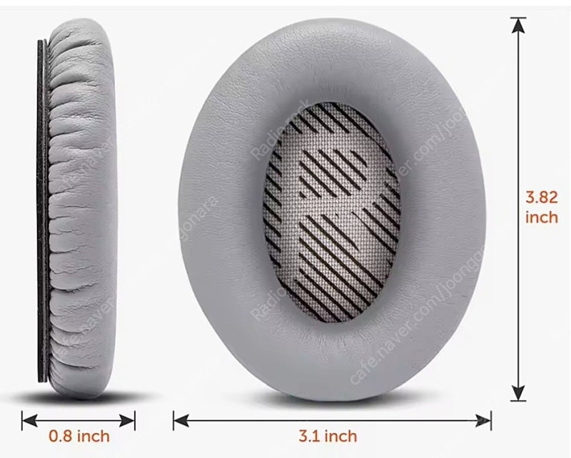 보스 qc35 이어패드 교체부품 블랙 판매 이미지