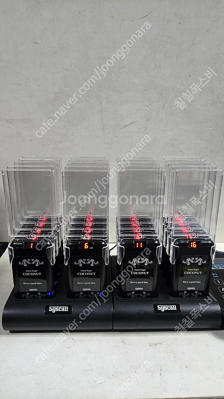 씨스콜 진동벨 GP-200R 20개 세트 팝니다--0