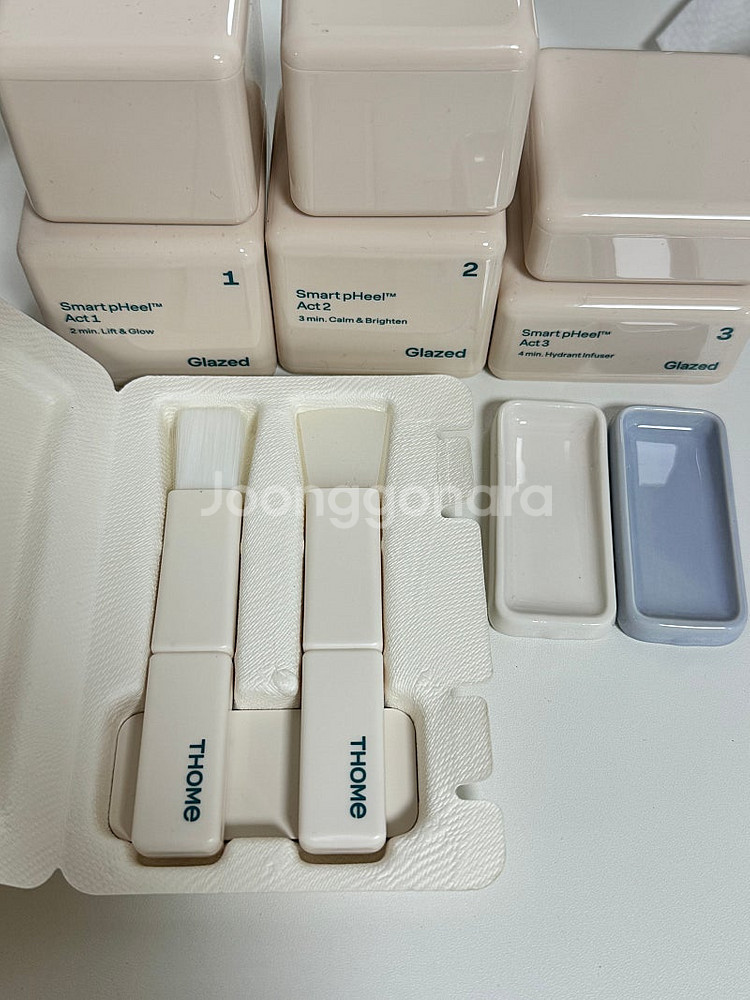 (미사용) 톰 프로그램 본품(1,2,3)+브러쉬+샬레--0
