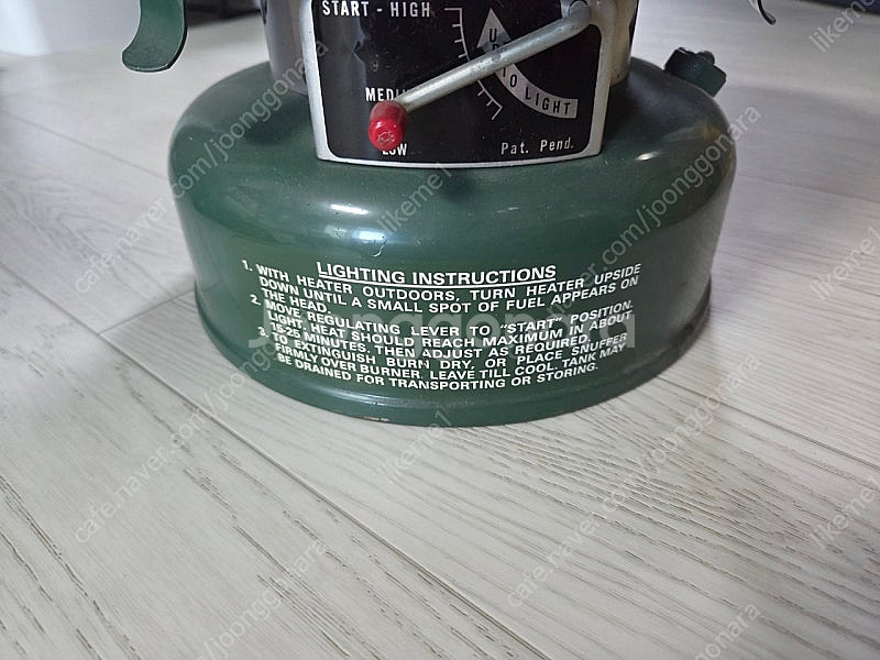 콜맨 빈티지 촉매 난로 AJUSTABLE 3000-5000 BTU 히터입니다--2