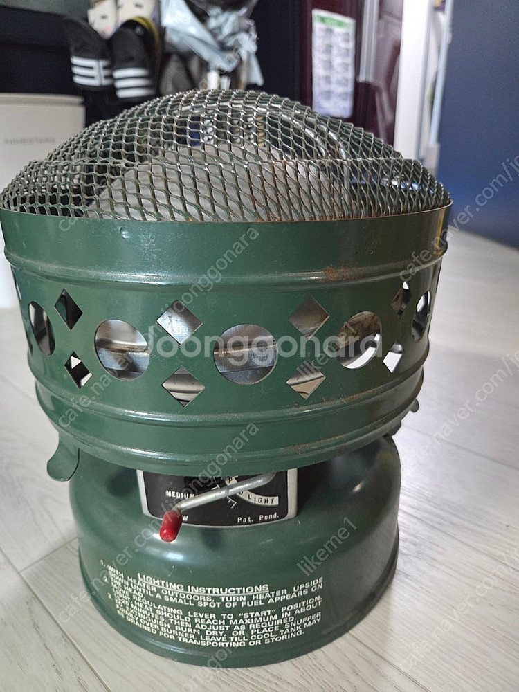 콜맨 빈티지 촉매 난로 AJUSTABLE 3000-5000 BTU 히터입니다--3