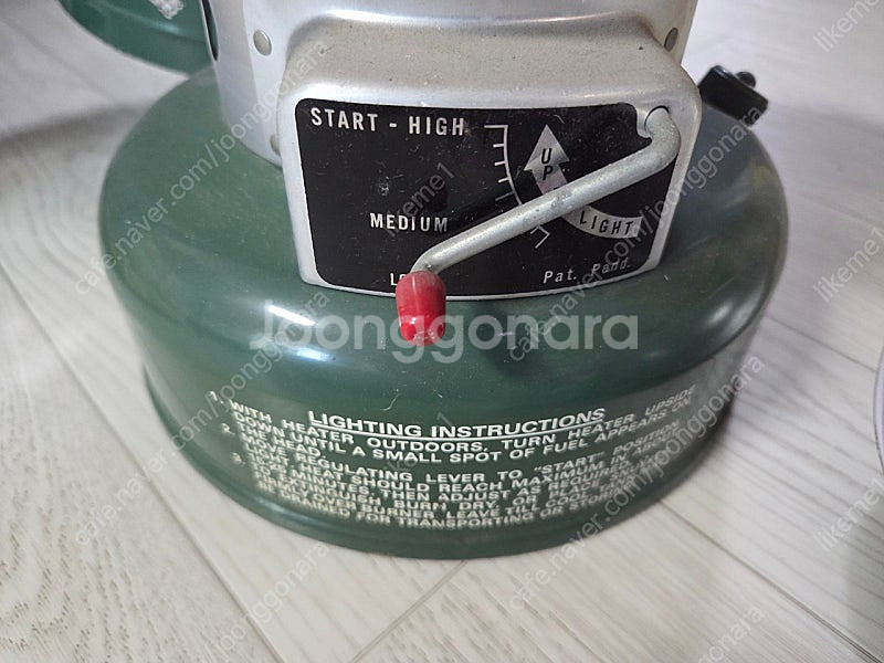 콜맨 빈티지 촉매 난로 AJUSTABLE 3000-5000 BTU 히터입니다--6