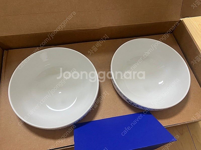 새제품 로얄코펜하겐 프린세스 면기 18cm 2개 (3세...--0