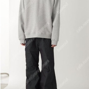 해칭룸 Wide Crop SweatShirt Melange Grey 3 맨투맨 스웻셔츠